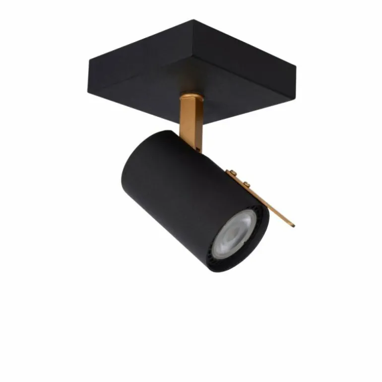 Applique murale Lucide GRONY Noir, 1 lumière