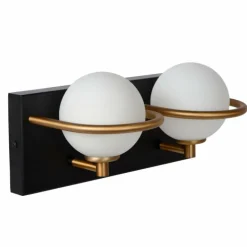 Applique murale Lucide ISOBEL Noir, 2 lumières