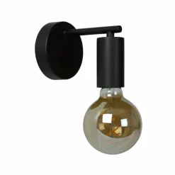 Applique murale Lucide LEANNE Noir, 1 lumière