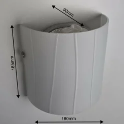 Applique murale Lucide Lino Blanc, 1 lumière