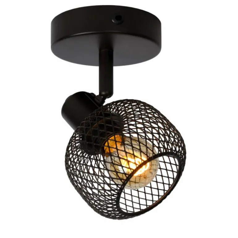 Applique murale Lucide MAREN Noir, 1 lumière