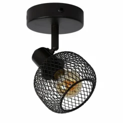 Applique murale Lucide MAREN Noir, 1 lumière