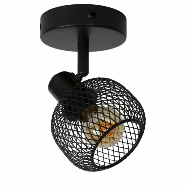 Applique murale Lucide MAREN Noir, 1 lumière