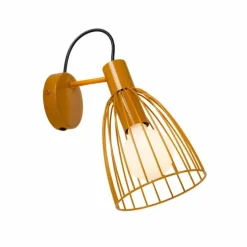 Applique murale Lucide MACARONS Jaune, 1 lumière