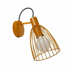 Applique murale Lucide MACARONS Jaune, 1 lumière