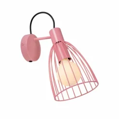 Applique murale Lucide MACARONS Rose, 1 lumière