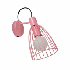 Applique murale Lucide MACARONS Rose, 1 lumière