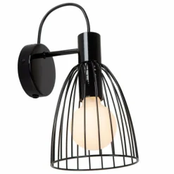 Applique murale Lucide MACARONS Noir, 1 lumière