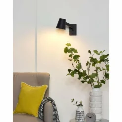 Applique murale Lucide MIZUKO Noir, 1 lumière