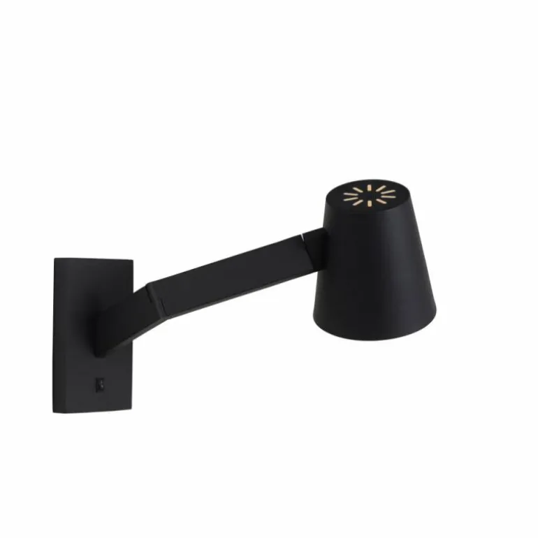 Applique murale Lucide MIZUKO Noir, 1 lumière