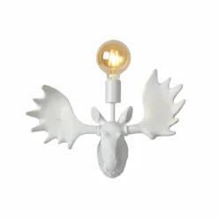 Applique murale Lucide MOOSE Blanc, 1 lumière