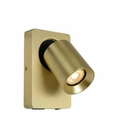 Applique murale Lucide NIGEL LED Or, Laiton, 1 lumière