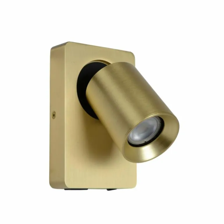 Applique murale Lucide NIGEL LED Or, Laiton, 1 lumière