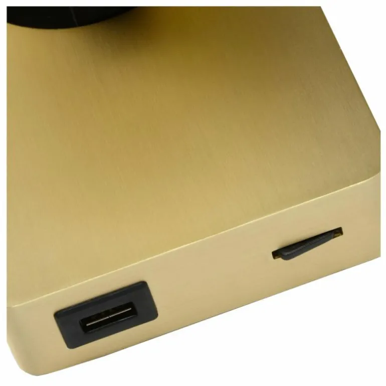 Applique murale Lucide NIGEL LED Or, Laiton, 1 lumière