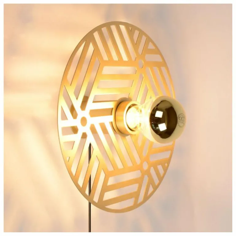 Applique murale Lucide OLENNA Or, Laiton, 1 lumière