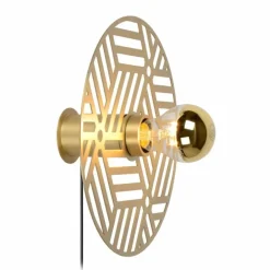 Applique murale Lucide OLENNA Or, Laiton, 1 lumière