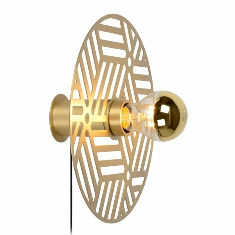 Applique murale Lucide OLENNA Or, Laiton, 1 lumière