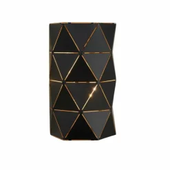 Applique murale Lucide OTONA Noir, 2 lumières