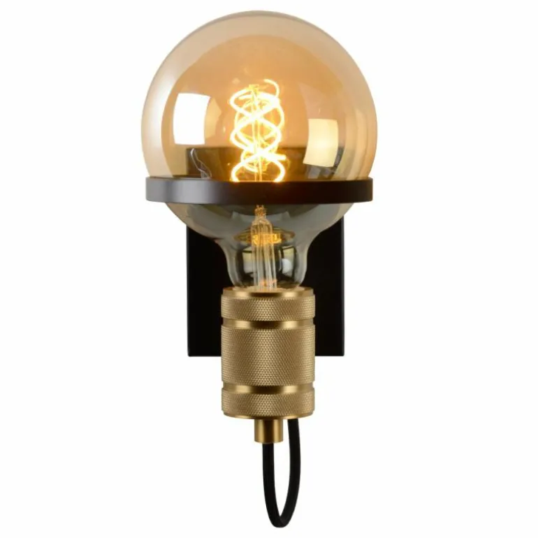 Applique murale Lucide OTTELIEN Noir, 1 lumière