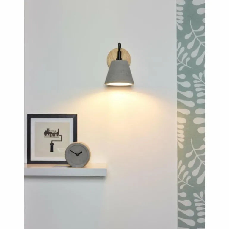 Applique murale Lucide POSSIO Gris, 1 lumière