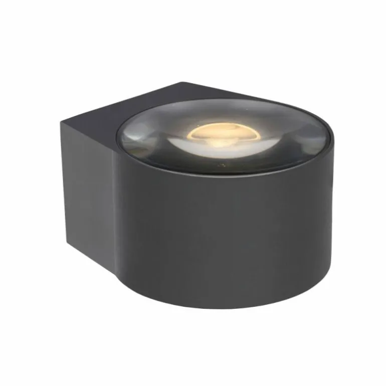 Applique murale Lucide RAYEN LED Noir, 1 lumière