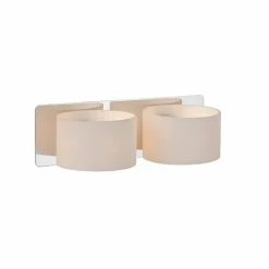 Applique murale Lucide RENA Chrome, 2 lumières