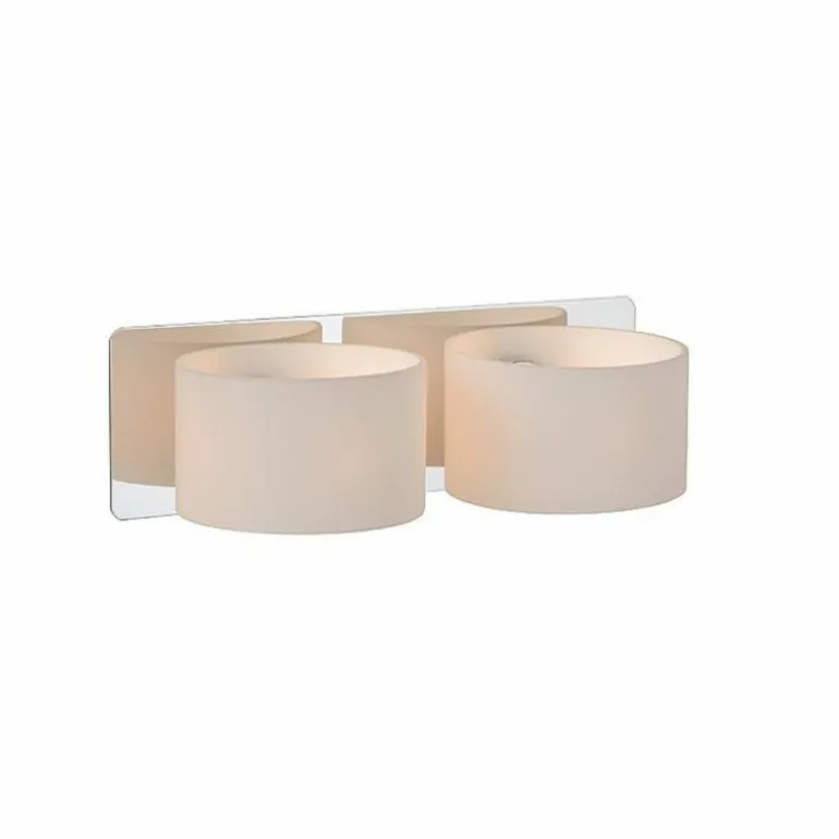 Applique murale Lucide RENA Chrome, 2 lumières
