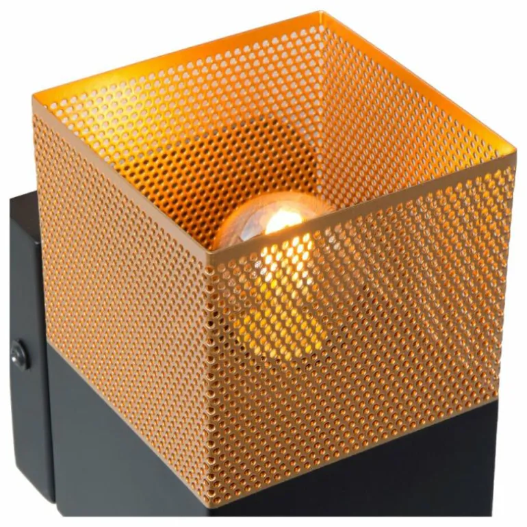 Applique murale Lucide RENATE Noir, 1 lumière