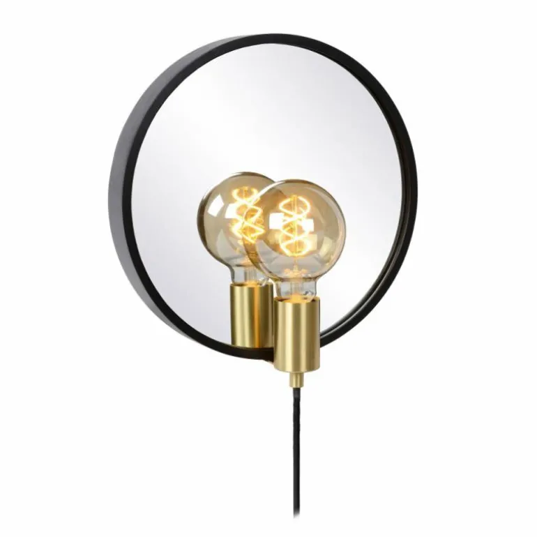 Applique murale Lucide REFLEX Noir, 1 lumière