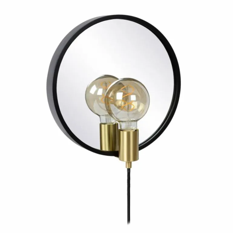 Applique murale Lucide REFLEX Noir, 1 lumière