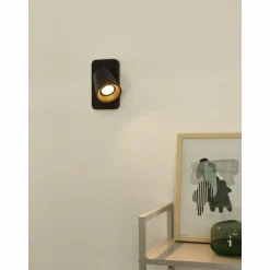 Applique murale Lucide TURNON LED Noir, 1 lumière