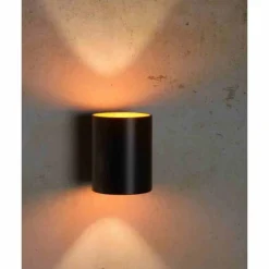 Applique murale Lucide XERA Noir, 1 lumière