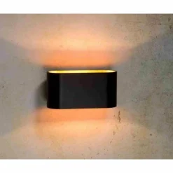 Applique murale Lucide XERA Noir, 1 lumière