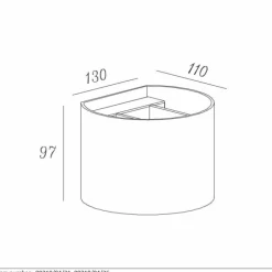 Applique murale Lucide XIO Blanc, 1 lumière