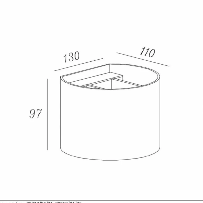 Applique murale Lucide XIO Blanc, 1 lumière