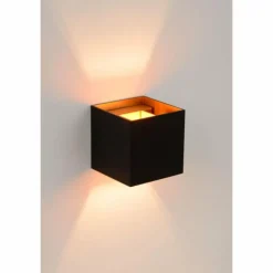 Applique murale Lucide XIO Noir, 1 lumière