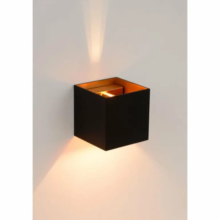 Applique murale Lucide XIO Noir, 1 lumière