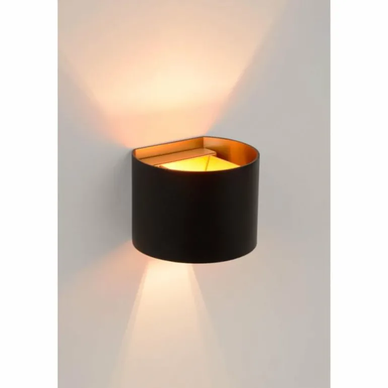 Applique murale Lucide XIO Noir, 1 lumière