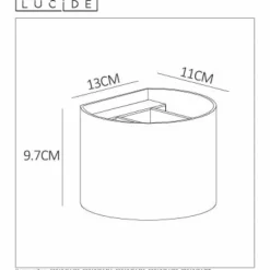 Applique murale Lucide XIO Rouille, 1 lumière