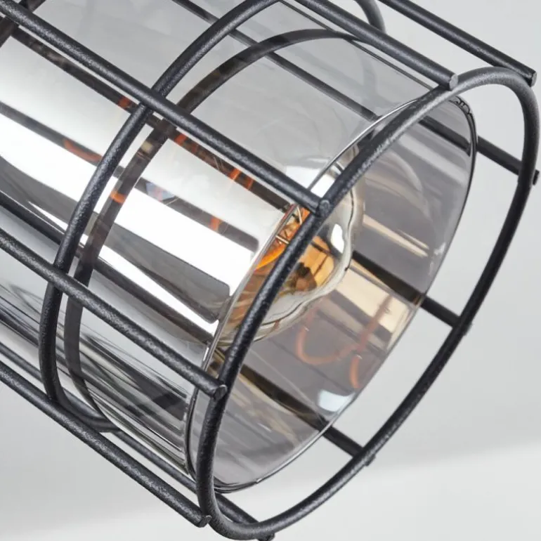 Applique murale Lungernsee Noir, 1 lumière