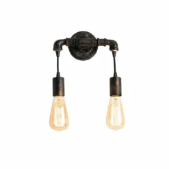 Applique murale Lutec AMACORD Brun, 2 lumières