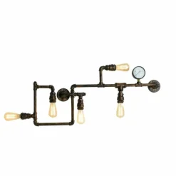 Applique murale Lutec AMACORD Brun, 5 lumières