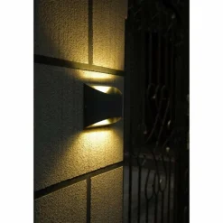 Applique murale Lutec BONN LED Anthracite, 2 lumières