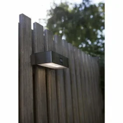 Applique murale Lutec BRICK LED Acier inoxydable, 1 lumière, Détecteur de mouvement