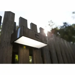 Applique murale Lutec BRICK LED Acier inoxydable, 1 lumière, Détecteur de mouvement