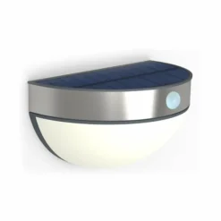 Applique murale Lutec BRICK LED Acier inoxydable, 1 lumière, Détecteur de mouvement