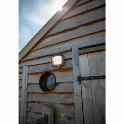 Applique murale Lutec Curtis Solar LED Anthracite, 1 lumière, Détecteur de mouvement