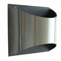 Applique murale Lutec DODD LED Acier inoxydable, 2 lumières