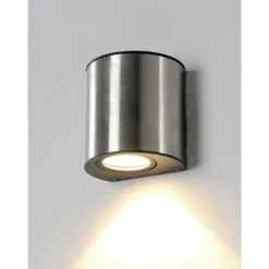 Applique murale Lutec ILUMI LED Acier inoxydable, 1 lumière