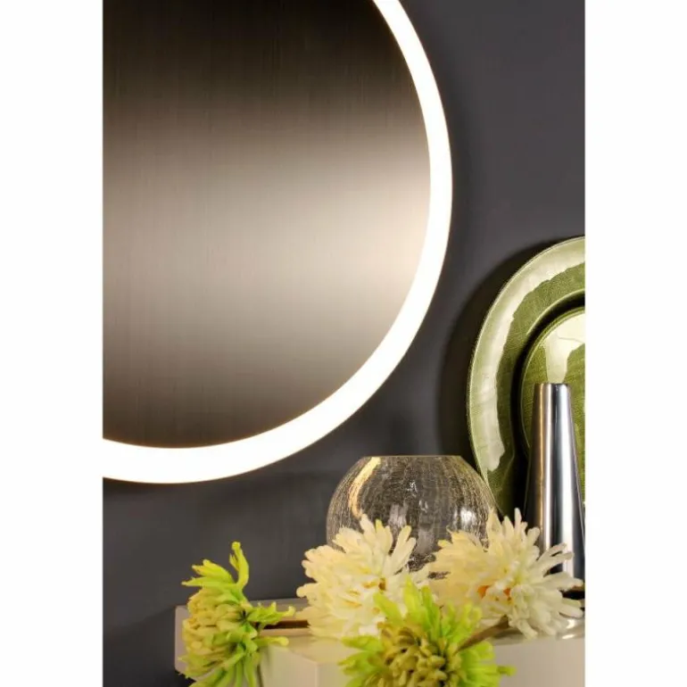 Applique murale Lutec MOON Argenté, 1 lumière